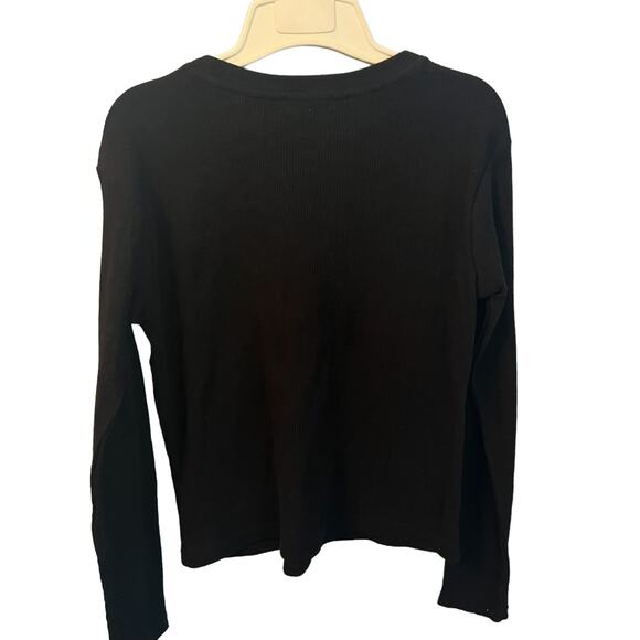 NEW RDI Black Top Shirt Blouse Size Small - Picture 2 of 7